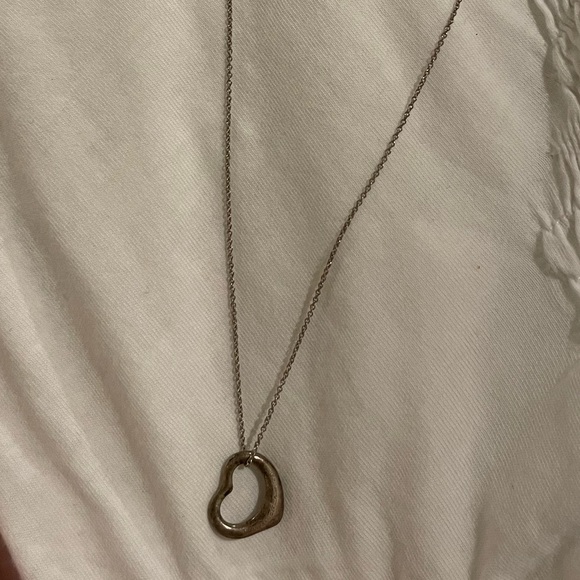 Tiffany Open Heart Pendant Elsa Peretti - Picture 2 of 5